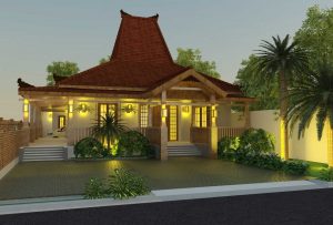  desain  rumah  limasan  klasik Paling Ideal Denah Rumah  Sederhana  Jawa model  tradisional jawa barat 